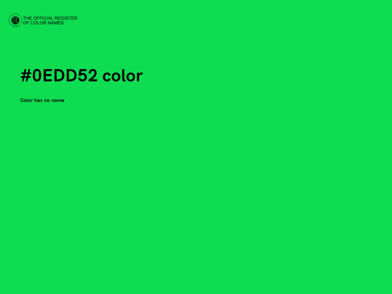 #0EDD52 color image