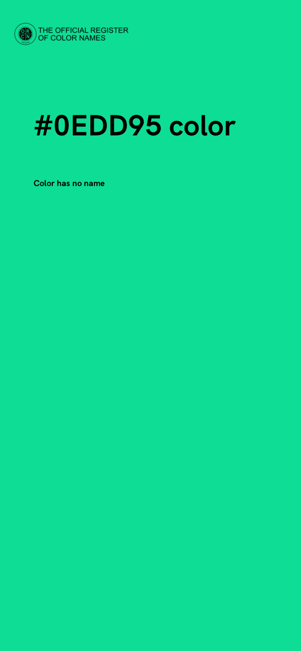 #0EDD95 color image
