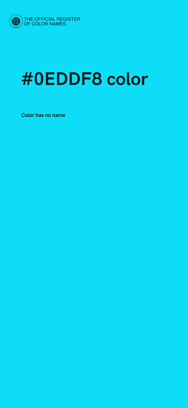 #0EDDF8 color image