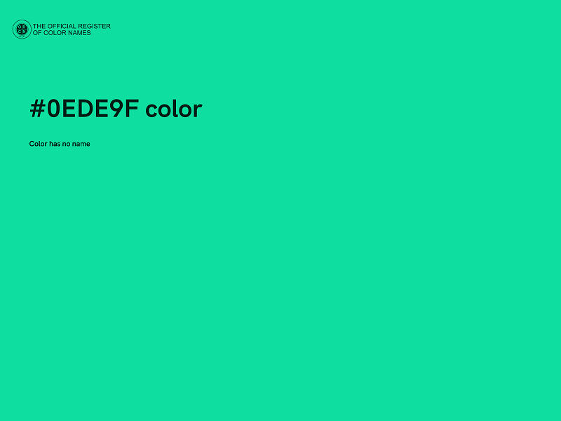 #0EDE9F color image