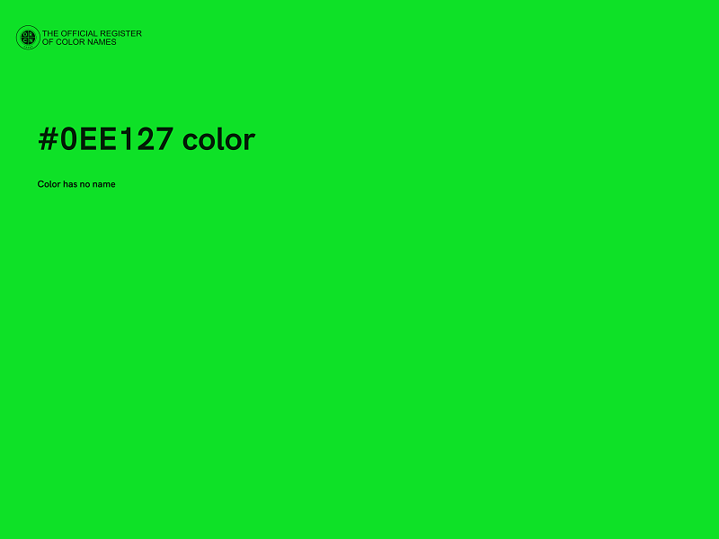 #0EE127 color image