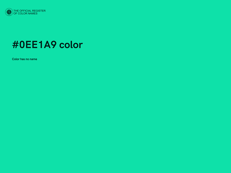 #0EE1A9 color image