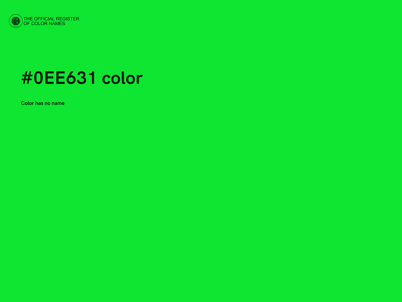#0EE631 color image
