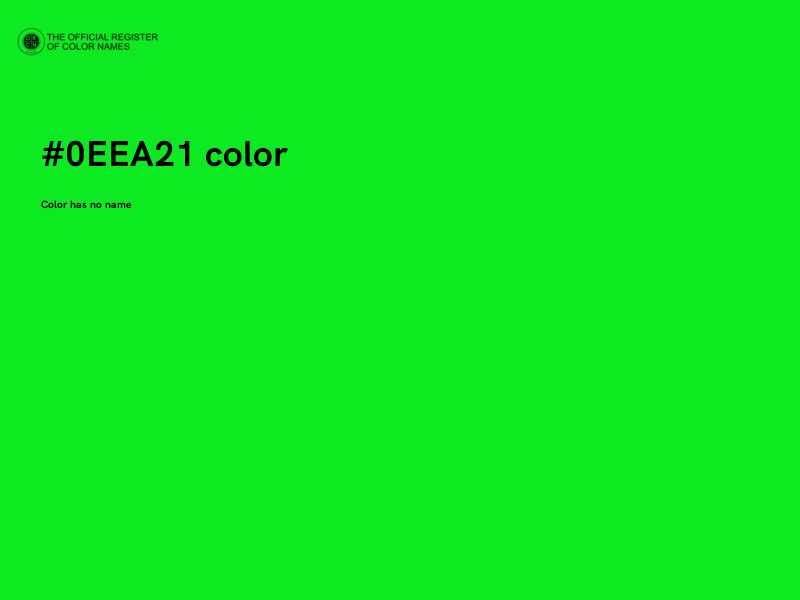 #0EEA21 color image
