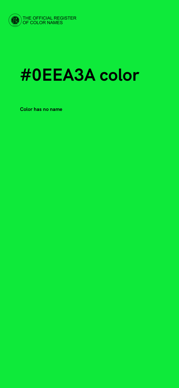 #0EEA3A color image