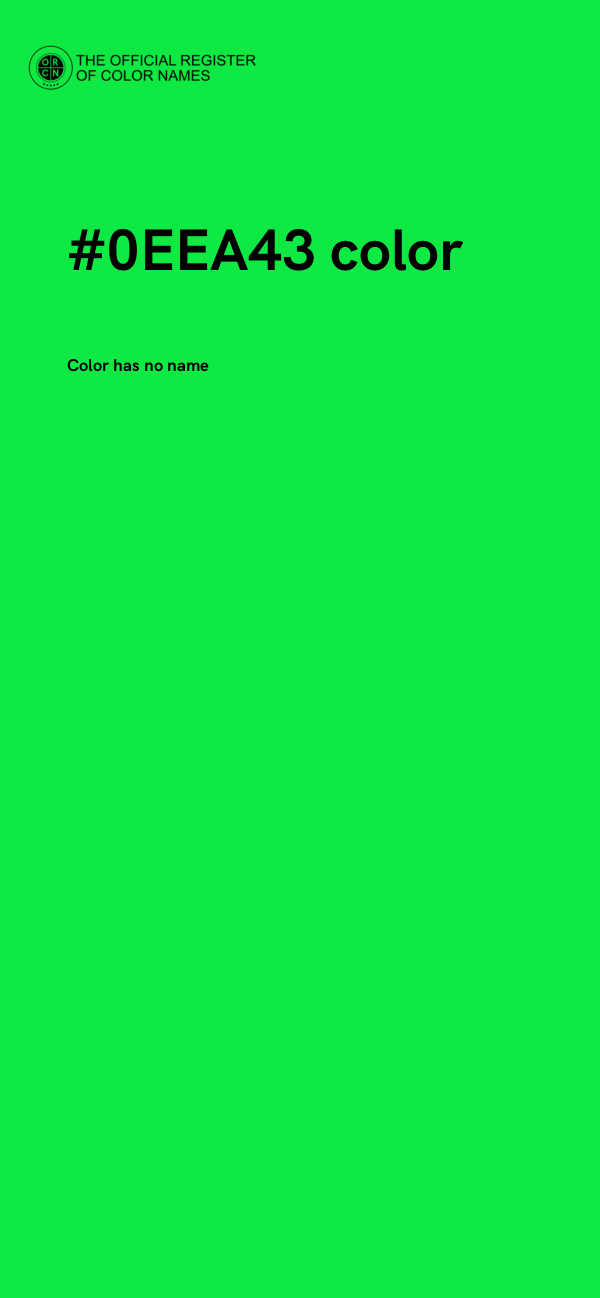#0EEA43 color image