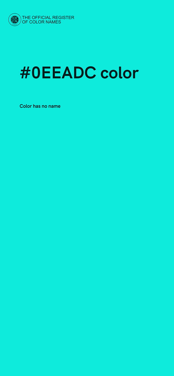 #0EEADC color image