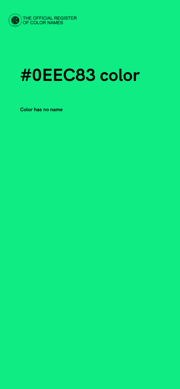#0EEC83 color image