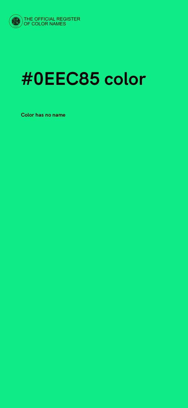 #0EEC85 color image