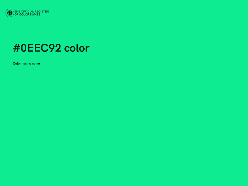 #0EEC92 color image