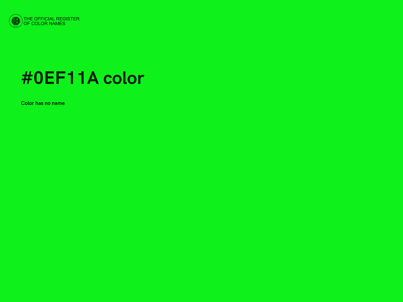 #0EF11A color image