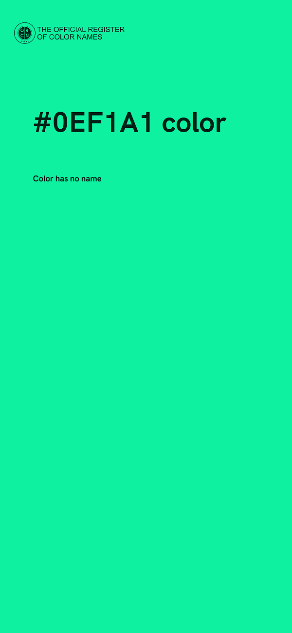 #0EF1A1 color image