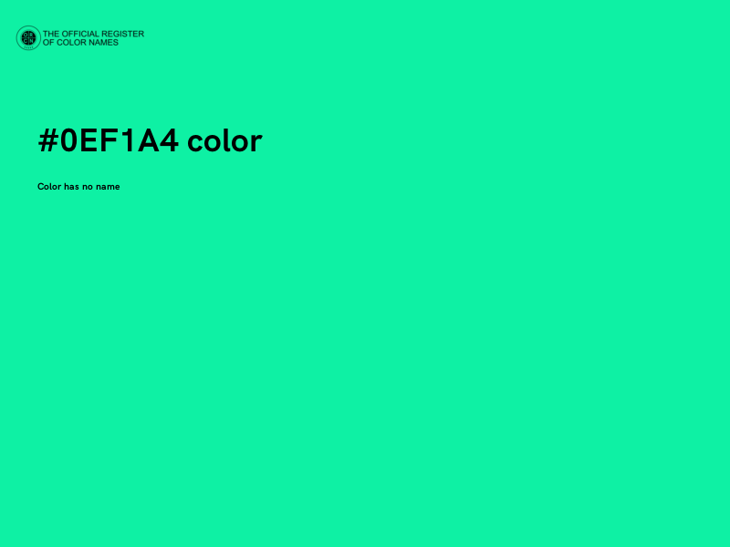 #0EF1A4 color image
