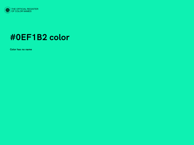 #0EF1B2 color image