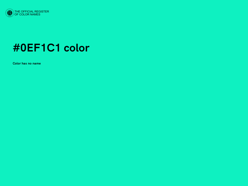 #0EF1C1 color image