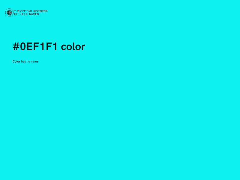 #0EF1F1 color image