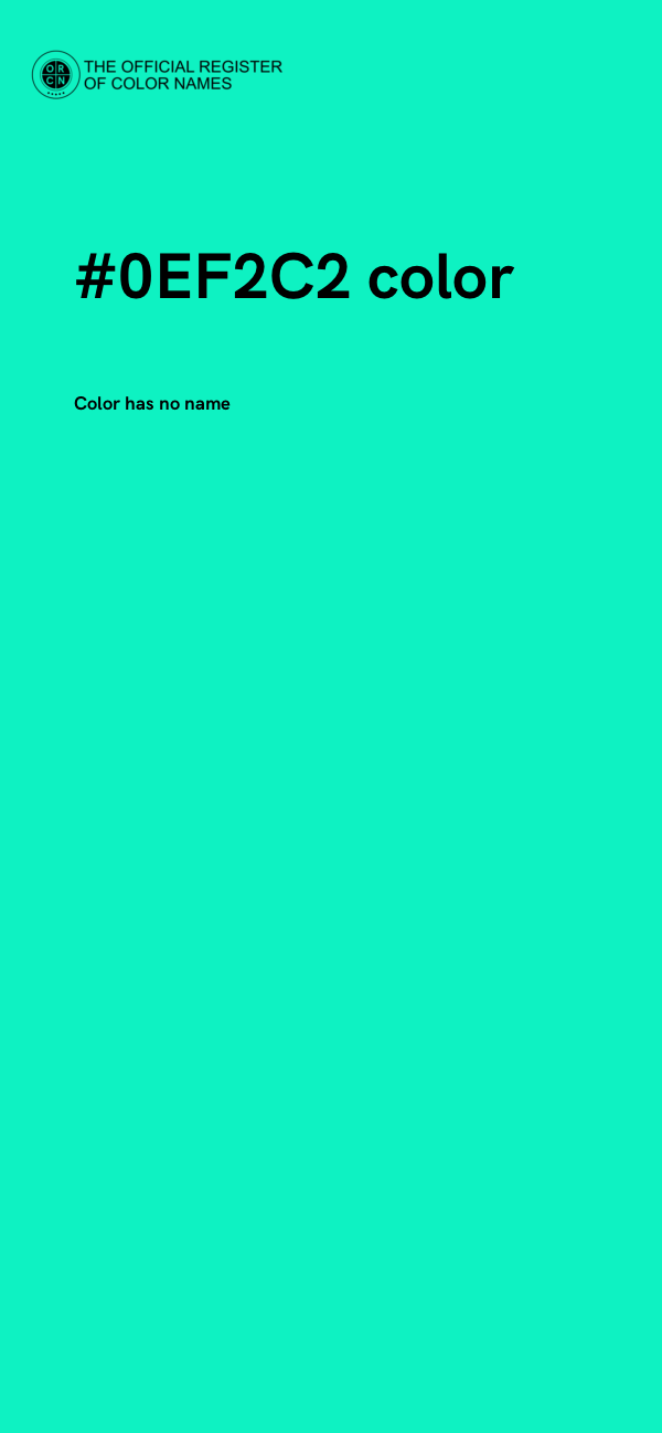 #0EF2C2 color image