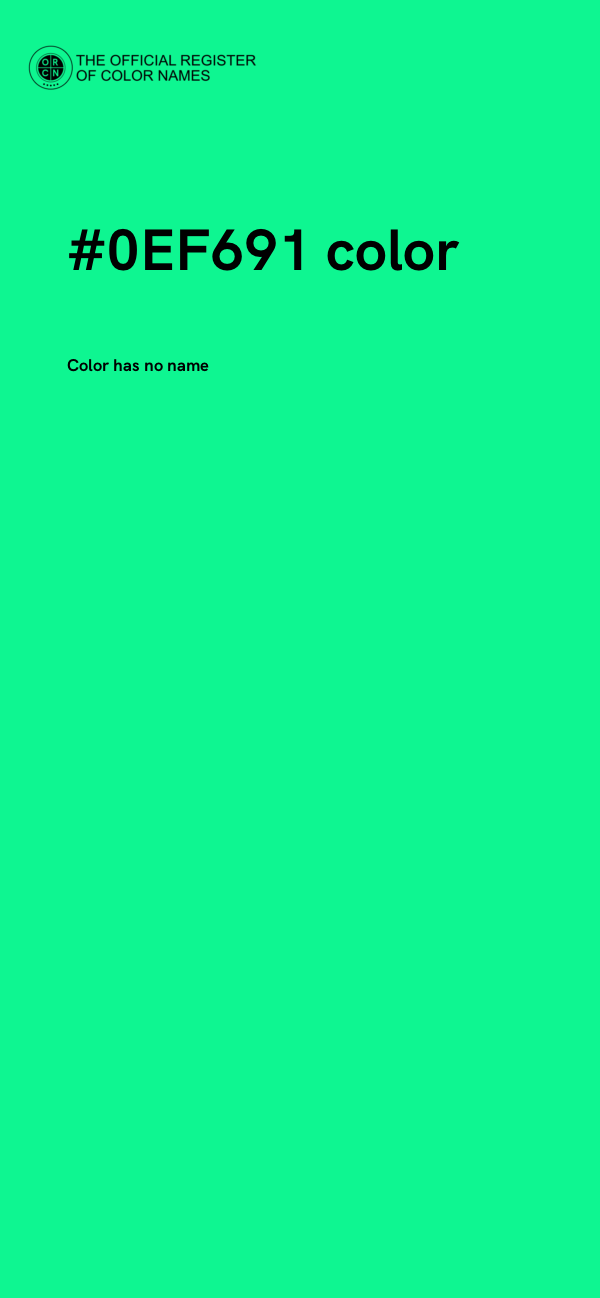 #0EF691 color image