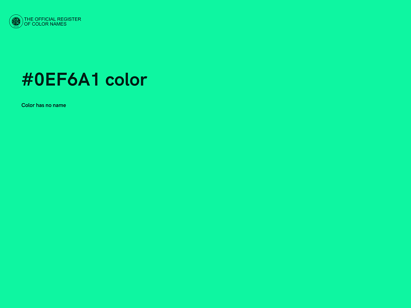 #0EF6A1 color image