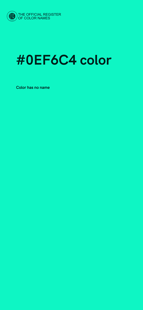 #0EF6C4 color image