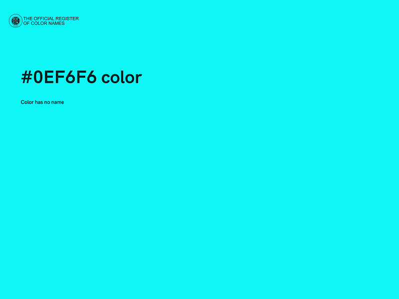 #0EF6F6 color image