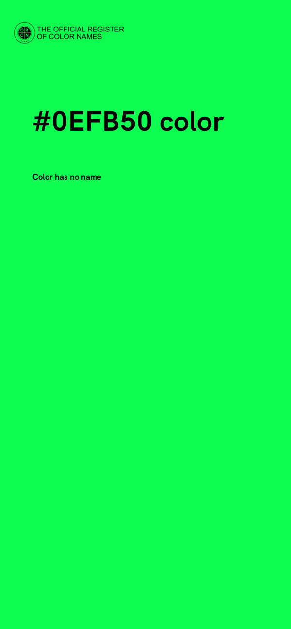 #0EFB50 color image