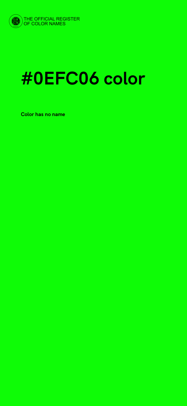 #0EFC06 color image