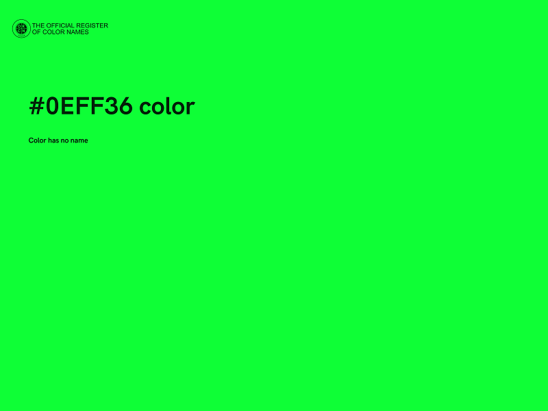 #0EFF36 color image