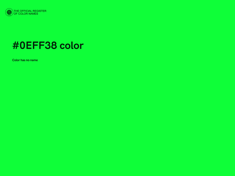 #0EFF38 color image