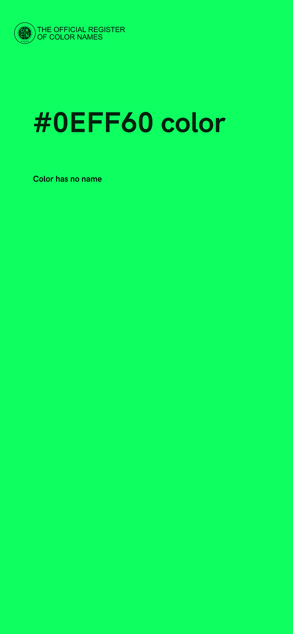 #0EFF60 color image