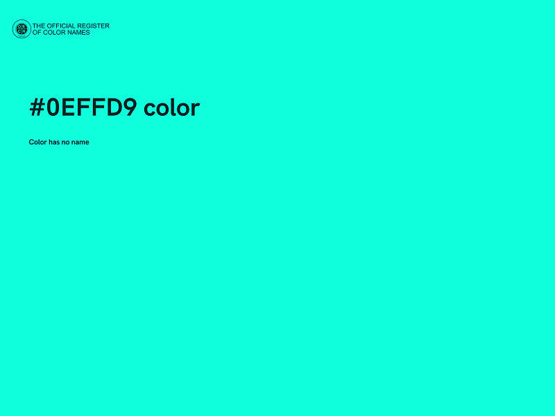 #0EFFD9 color image