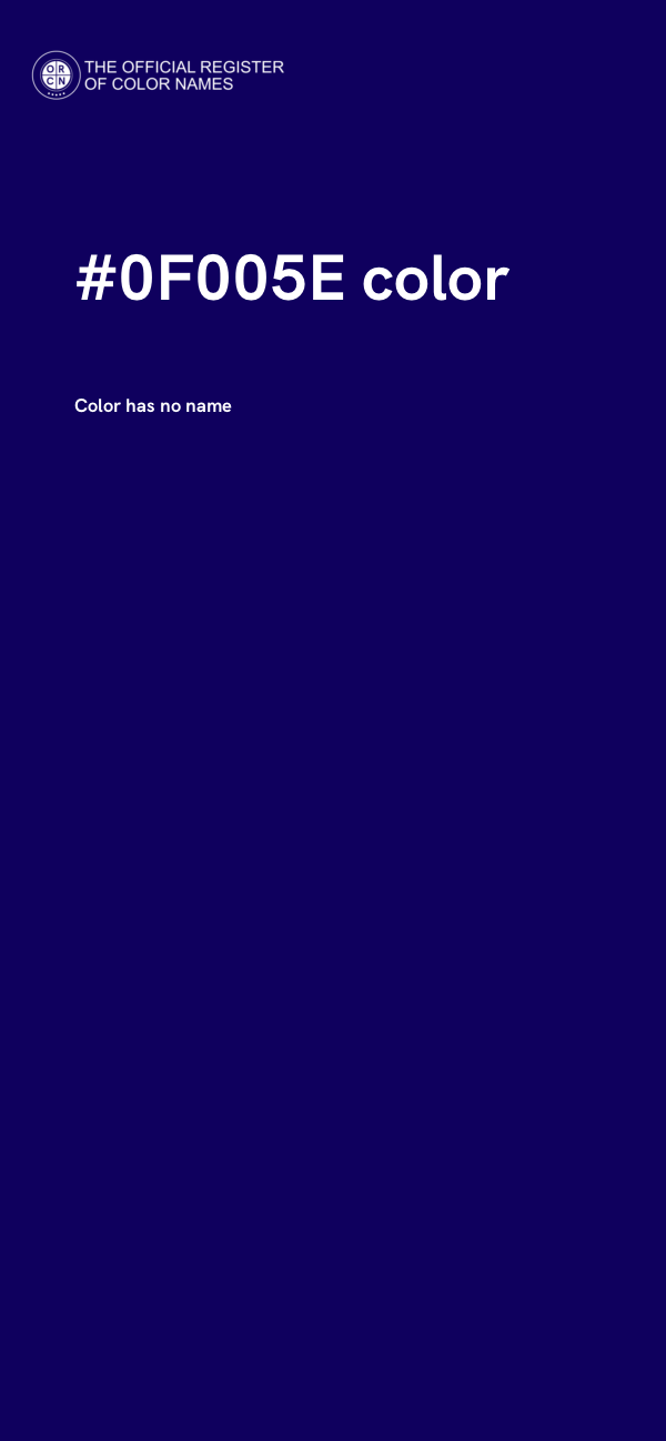 #0F005E color image