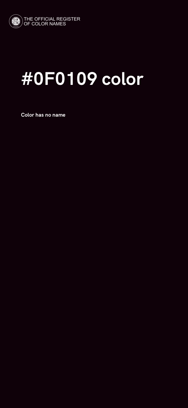 #0F0109 color image