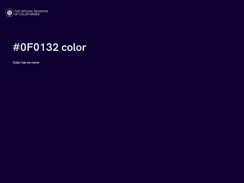 #0F0132 color image