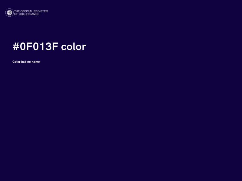 #0F013F color image