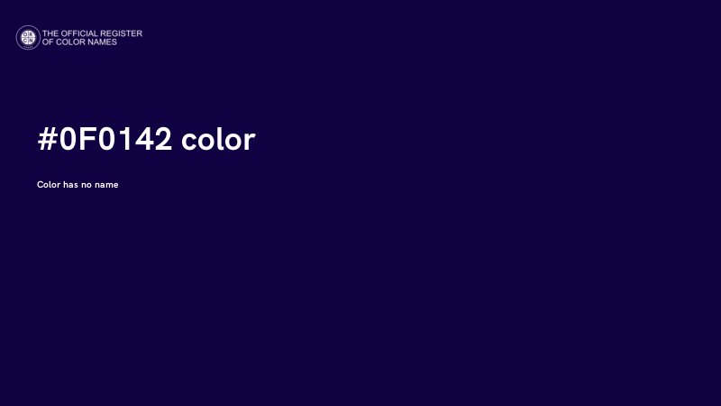 #0F0142 color image