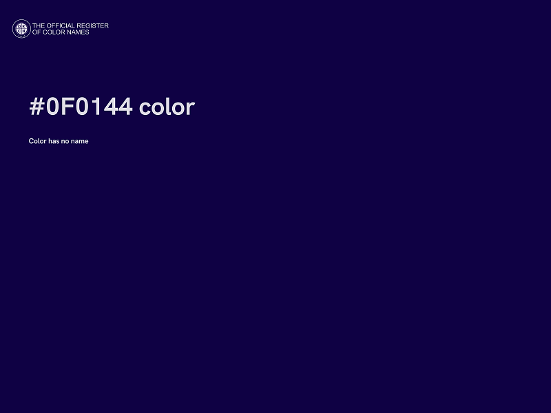 #0F0144 color image