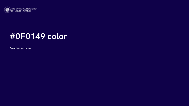 #0F0149 color image