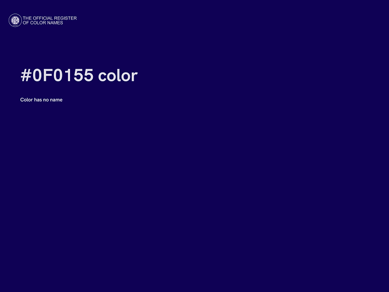#0F0155 color image