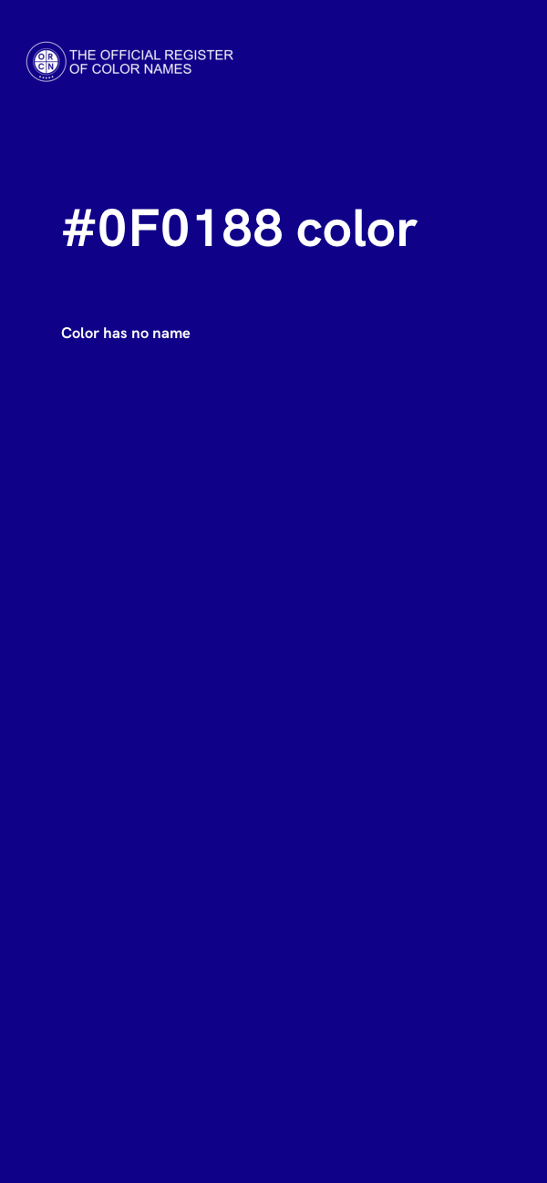 #0F0188 color image