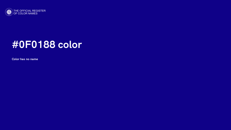 #0F0188 color image
