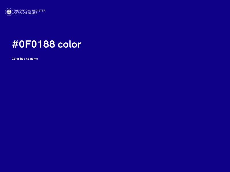 #0F0188 color image