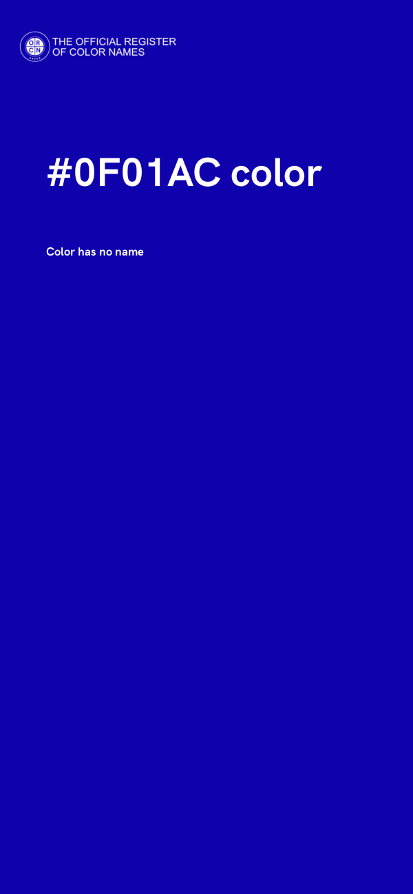 #0F01AC color image