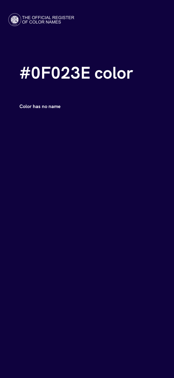 #0F023E color image
