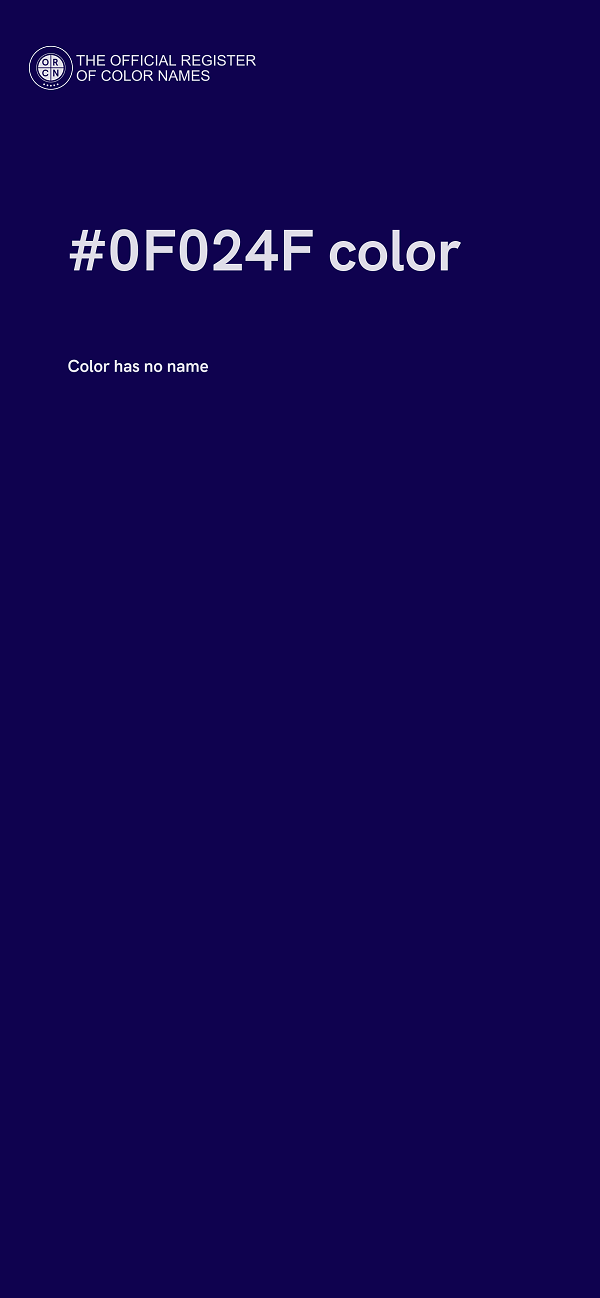#0F024F color image