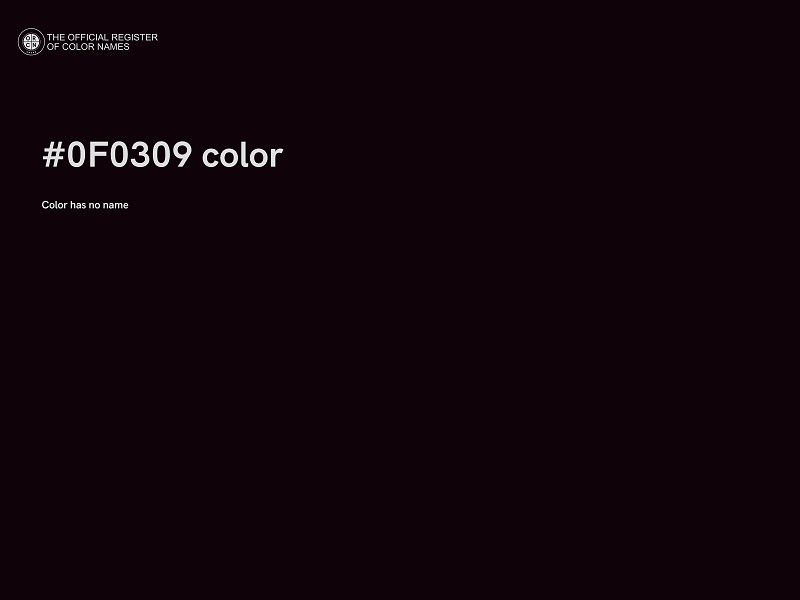 #0F0309 color image