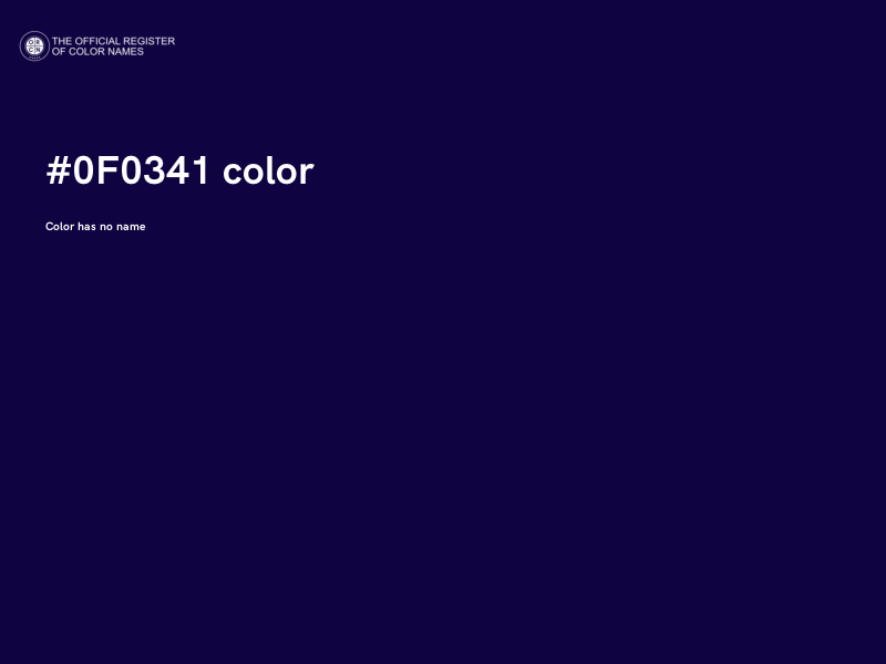 #0F0341 color image