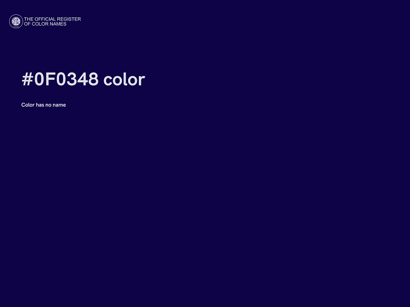 #0F0348 color image