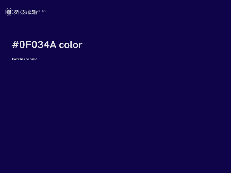 #0F034A color image