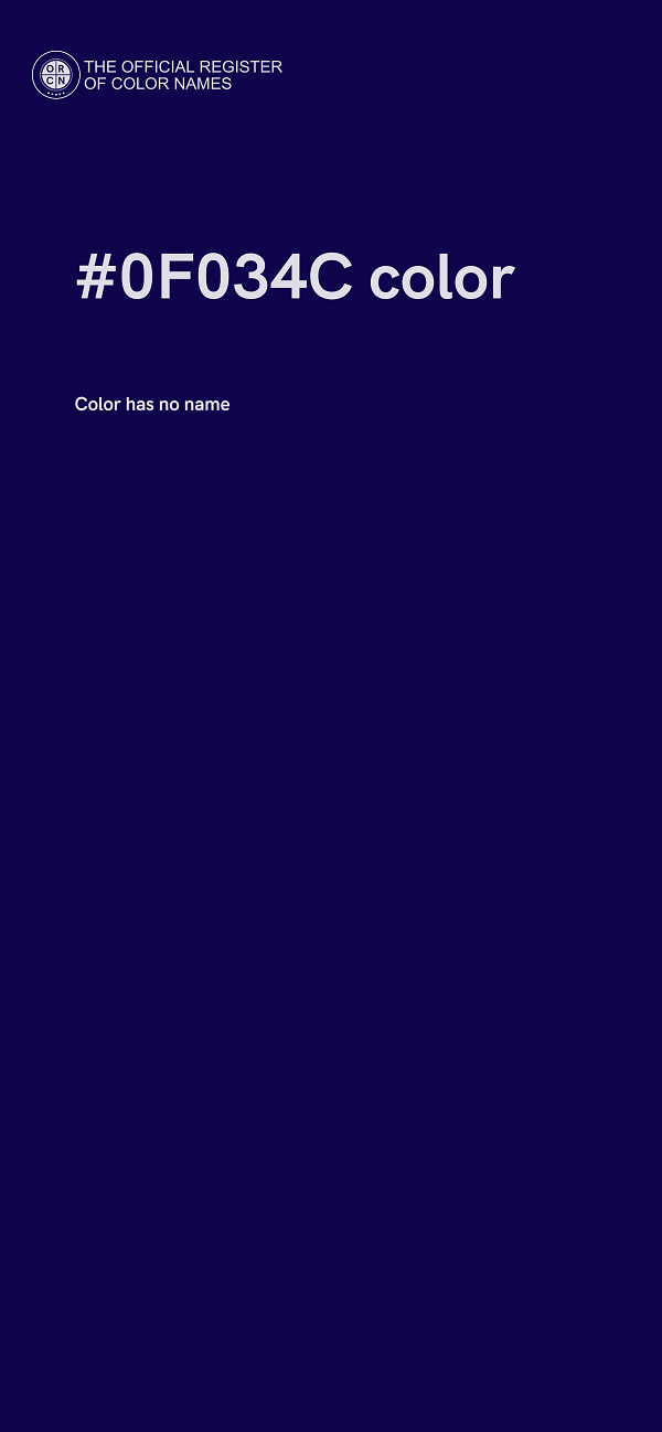 #0F034C color image